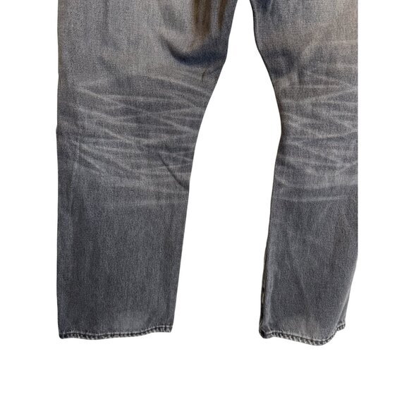 Polo 38x30 Ralph Lauren Mens Gray Distressed Denim Jeans - Picture 8 of 14